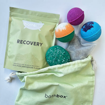 Muscle Relief & Recovery Bath Gift Set - Bath Bombs, Salts & Soaks by Bath Box Australia