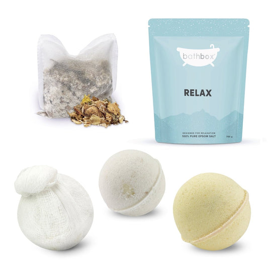 Sensitive Skin, Eczema & Psoriasis Bath Soak Gift - Bath Bombs, Bath Salts by Bath Box Australia